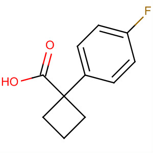 1-(4-氟苯基)环丁烷羧酸结构式_151157-46-9结构式