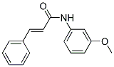 (E)-n-(3-甲氧基-苯基)-3-苯丙烯酰胺结构式_15116-41-3结构式