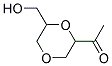 (9ci)-1-[6-(羟基甲基)-1,4-二噁烷-2-基]-乙酮结构式_151720-02-4结构式