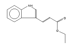吲哚-2-丙烯酸乙酯结构式_15181-86-9结构式