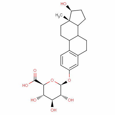 雌二醇-3-葡糖苷酸结构式_15270-30-1结构式