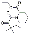 (S)-1-(3,3-二甲基-2-氧代戊酰基)哌啶-2-羧酸乙酯结构式_152754-33-1结构式