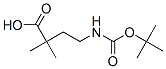 4-BOC-2,2-二甲基丁酸结构式_153039-17-9结构式