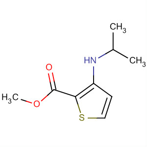 3-(异丙基氨基)噻吩-2-羧酸甲酯结构式_153071-59-1结构式