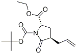 (2S,4r)-1-2-乙基4-烯丙基-5-氧代吡咯烷-1,2-二羧酸叔丁酯结构式_153080-81-0结构式