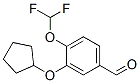 3-环戊基氧基-4-二氟甲氧基-苯甲醛结构式_153587-14-5结构式