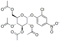 2-氯-4-硝基苯基-2,3,4,6-四邻乙酰基-alpha-d-吡喃葡萄糖苷结构式_153823-58-6结构式