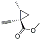 反式-(9ci)-1-乙炔-2-甲基-环丙烷羧酸甲酯结构式_153943-61-4结构式