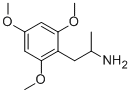 1-(2,4,6-三甲氧基苯基)-2-丙胺结构式_15402-79-6结构式