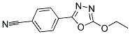 (9ci)-4-(5-乙氧基-1,3,4-噁二唑-2-基)-苯甲腈结构式_154548-68-2结构式