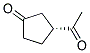 (r)-(9ci)-3-乙酰基-环戊酮结构式_155253-52-4结构式