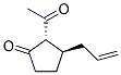 反式-(9ci)-2-乙酰基-3-(2-丙烯基)-环戊酮结构式_155886-03-6结构式