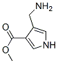 (9ci)-4-(氨基甲基)-1H-吡咯-3-羧酸甲酯结构式_156422-74-1结构式