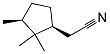 (1s-顺式)-(9ci)-2,2,3-三甲基-环戊烷乙腈结构式_156963-30-3结构式