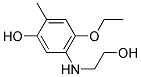 (9CI)-4-乙氧基-5-[(2-羟基乙基)氨基]-2-甲基-苯酚结构式_157231-32-8结构式