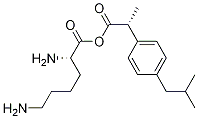 (R)-(-)-布洛芬(S)-(+)-赖氨酸酯结构式_157369-85-2结构式