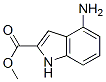 (9ci)-4-氨基-,甲酯(9CI)1H-吲哚-2-羧酸结构式_157649-54-2结构式