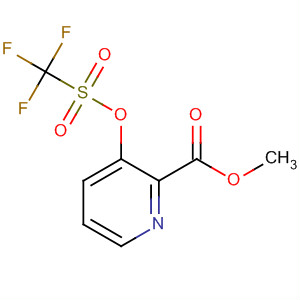 3-(三氟甲基磺酰氧基)-吡啶-2-羧酸甲酯结构式_157865-84-4结构式