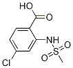 4-氯-2-[(甲基磺酰基)氨基]苯甲酸结构式_158579-89-6结构式