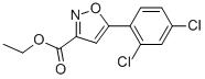 5-(2,4-二氯苯基)异噁唑-3-羧酸乙酯结构式_159427-17-5结构式