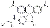6-Chloroacetamidotetramethyl rhodamine Structure