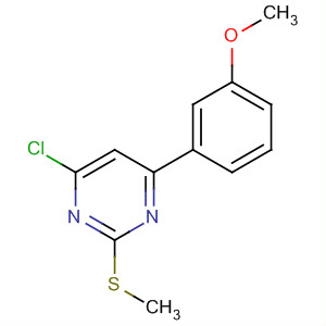 4-氯-6-(3-甲氧基苯基)-2-(甲基硫代)嘧啶结构式_159585-13-4结构式