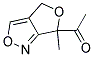 (9ci)-1-(6-甲基-4H,6h-呋喃并[3,4-c]异噁唑-6-基)-乙酮结构式_159719-36-5结构式