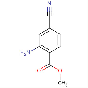 2-氨基-4-氰基苯甲酸甲酯结构式_159847-83-3结构式