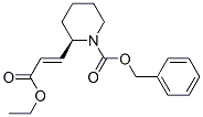 n-苄氧基羰基-3-[(2r)-哌啶基)]-2(e)-丙酸乙酯结构式_160169-47-1结构式