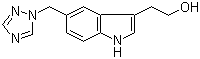 5-(1H-1,2,4-噻唑-1-甲基)-1H-吲哚-3-乙醇结构式_160194-39-8结构式