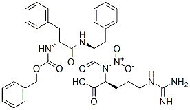Z-d-phe-phe-arg(no2)-oh结构式_16088-35-0结构式