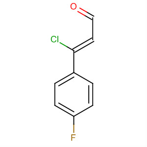 (Z)-3-氯-3-(4-氟苯基)丙烯醛结构式_161891-29-8结构式
