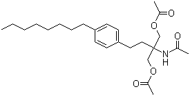 N-[1,1-双[(乙酰基氧基)甲基]-3-(4-辛基苯基)丙基]乙酰胺结构式_162358-09-0结构式