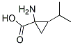 (9ci)-1-氨基-2-(1-甲基乙基)-环丙烷羧酸结构式_162679-89-2结构式
