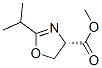 (4s)-(9ci)-4,5-二氢-2-(1-甲基乙基)-4-噁唑羧酸甲酯结构式_162739-76-6结构式