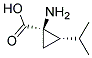(1r-顺式)-(9ci)-1-氨基-2-(1-甲基乙基)-环丙烷羧酸结构式_162871-01-4结构式