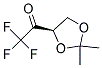 (r)-(9ci)-1-(2,2-二甲基-1,3-二氧杂烷-4-基)-2,2,2-三氟-乙酮结构式_162932-23-2结构式