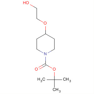 4-(2-羟基乙氧基)哌啶-1-羧酸叔丁酯结构式_163210-40-0结构式