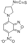 (S)-(+)-4-(3-异硫氰酸吡咯啶)-7-硝基-2,1,3-苯并噻二唑结构式_163927-30-8结构式