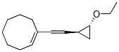 反式-(9ci)-1-[(2-乙氧基环丙基)乙炔]-环辛烯结构式_164386-10-1结构式