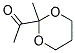 (9ci)-1-(2-甲基-1,3-二噁烷-2-基)-乙酮结构式_165544-13-8结构式