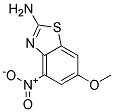 (8ci)-2-氨基-6-甲氧基-4-硝基-苯并噻唑结构式_16586-53-1结构式