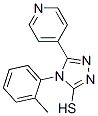 5-吡啶-4-基-4-o-甲苯基-4h-[1,2,4]噻唑-3-硫醇结构式_16629-41-7结构式