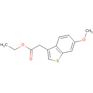 2-(6-甲氧基苯并[b]噻吩-3-基)乙酸乙酯结构式_16769-00-9结构式