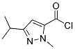 (9ci)-1-甲基-3-(1-甲基乙基)-1H-吡唑-5-羰酰氯结构式_167889-80-7结构式 (9ci)-1-甲基-3-(1-甲基乙基)-1H-吡唑-5-羰酰氯结构式_167889-80-7结构式