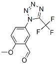 2-甲氧基-5-(5-三氟甲基四唑-1-基)-苯甲醛结构式_168267-11-6结构式