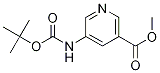 5-（Boc-氨基）烟酸甲酯结构式_168618-38-0结构式