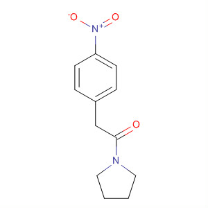 1-[(4-Nitrophenyl)acetyl]pyrrolidine Structure