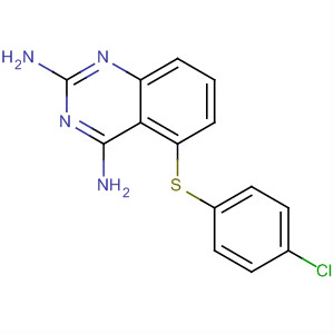5-(4-氯苯基磺酰基)-喹唑啉-2,4-二胺结构式_168910-48-3结构式