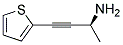 (s)-(9ci)-4-(2-噻吩)-3-丁炔-2-胺结构式_169208-53-1结构式